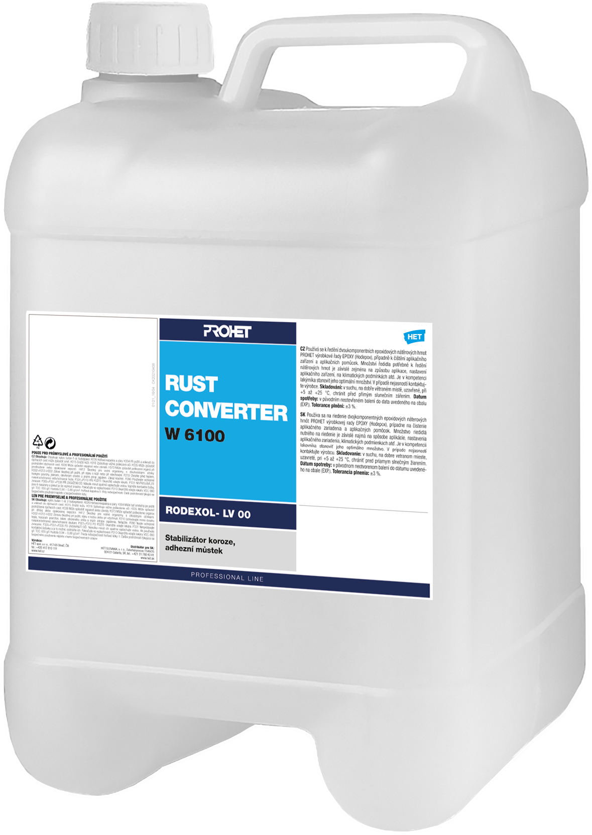 Alternativa v případě, kdy ošetřovaný povrch nelze mechanicky čistit. Velmi výhodná je následná kombinace s vrchní barvou, která zvýší životnost celého systému.